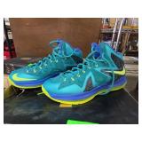 Nike LeBron X P.S. Elite 10.5 Turq/Volt/Vi