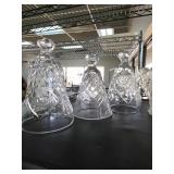 Waterford Crystal Bells 1986, 1989, 1990, Set