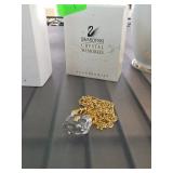 Swarovski Crystal Memories Gold Necklace