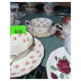 English Bone China Teacups and Sauc