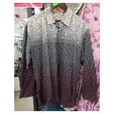 Prada Men's Patterned Shirt, Size 41