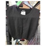 D&G Black Knit Cropped Sweater Vest