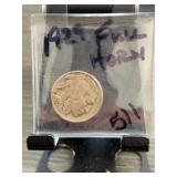 Buffalo Nickel Full Horn 1937 5 Cents