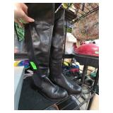 Corso Como Black Leather Riding Boots 10M