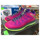 Nike Air Max LeBron X Low 10.5 Raspberry