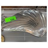 Wilton Armetale Shell-Shaped Serving Dish