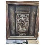 Keith Jackson 1992 Gargoyle Oil Painting