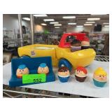 1985 Little Tikes Toy Truck with Figures