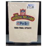 1989 NFL Pro Set Final Update Card Set