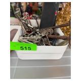 Metal Keys and Key Fobs Lot