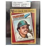 1987 Topps Reggie Jackson Error Card