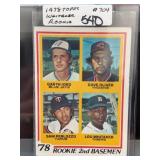 1978 Topps Rookie 2nd Basemen #704