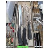Universal Stainless Carving Set with Stag Ant