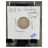 1852-O Seated Liberty Dime