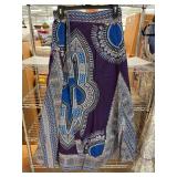 KaraChic by HF One Size African Print Skirt