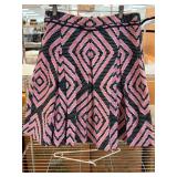 Tory Burch Pink Geometric Skirt, Size 6