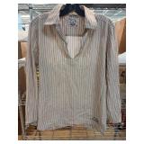 Oxygen Required Striped Cotton Shirt Size S
