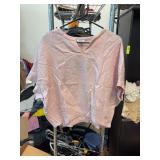 Kensie Pink Short-Sleeve Top, Small