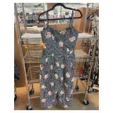 Cory Floral Patterned Size 8 Romper