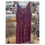 Anna Sui Purple Print Dress Size 4