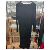 DKNY Black Long-Sleeve Dress, Size Large