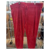 Juicy Couture Black Label Red Pants XL
