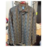 HanesBarnes Large Patterned Long Sleeve Shirt