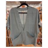 Silence + Noise Blue Kimono Jacket Medium