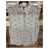 Buffalo David Bitton Sleeveless Lipstick Blou