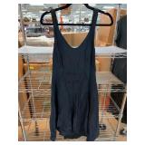 Vena Cava Black Dress with Chain Straps, Size