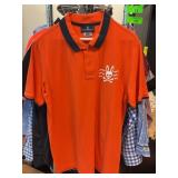 Psycho Bunny Orange Polo Shirt Size 6