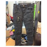 Argonaut Nation Black Moto Jeans 32x32