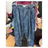 Maeve by Anthropologie Blue Check Pants, Size