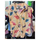 Patagonia Pataloha Fish Print Shirt, Size 14