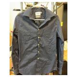 Goodfellow & Co Navy Polka Dot Shirt, Size S