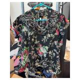 Ranna Gill Floral Blouse, Extra Large