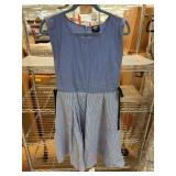 Bobeau Blue Striped Dress Size M