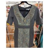 Trina Turk Tweed Panel Dress, Size 8