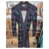 Diane von Furstenberg Silk Wrap Dress, Size 8