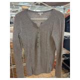 Gap Designed & Crafted Henley Top Size S