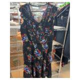 Evan-Picone Floral Polka Dot Dress, Size 6