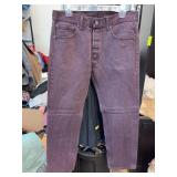 Levi's 501 Jeans, 34 x 32, Purple Wash