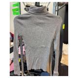 Club Monaco Gray Merino Wool Turtleneck, S