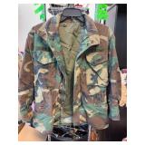 U.S. Army Camouflage Field Jacket Medium-XS