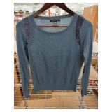 Banana Republic Sequin Shoulder Sweater, S