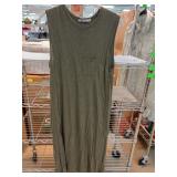 T Alexander Wang Olive Sleeveless Dress, S