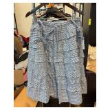 Cotton Emporium Large Plaid Tiered Skirt