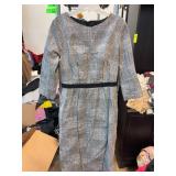 Eva Mendes Size Medium Gray Dress