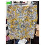 J.Crew Paisley Print Skirt Size 10