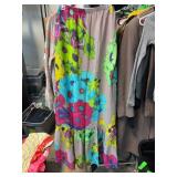 Trina Turk Floral Maxi Skirt Polyester